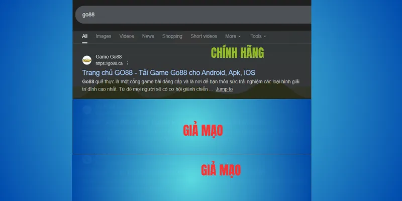 Quy trình vào go88.ca mới an toàn